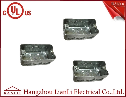 الصين UL الموافقات المعدنية صناديق القنوات المجلفن مفيد مربع 2 بوصة * 4 بوصة المزود