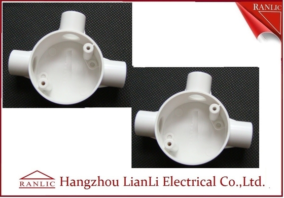 الصين ثلاث طرق دائرية PVC صندوق تقاطع القناة الكهربائية BS4568 مصنوع حسب الطلب المزود