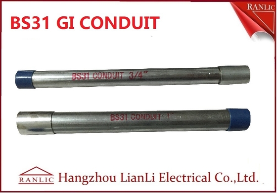 الصين BS31 الكهربائية من الفئة 3 والفئات 4 أنابيب القناة Gi 4 &quot;وطول 3.75 متر المزود