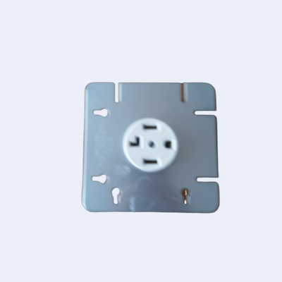 Plaster Ring RUFFIN 2 Gang Wall Switch Assembly أبيض اللون 12 AWG كابل Fix المزود