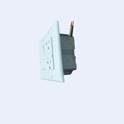 Plaster Ring RUFFIN 2 Gang Wall Switch Assembly أبيض اللون 12 AWG كابل Fix المزود