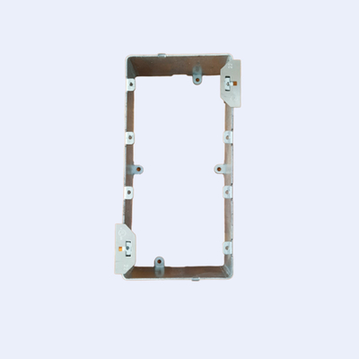 Plaster Ring RUFFIN 2 Gang Wall Switch Assembly أبيض اللون 12 AWG كابل Fix المزود