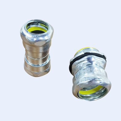 3 بوصة الصلب الكهربائي المجلفن ضغط EMT اقتران معزول PVC المزود